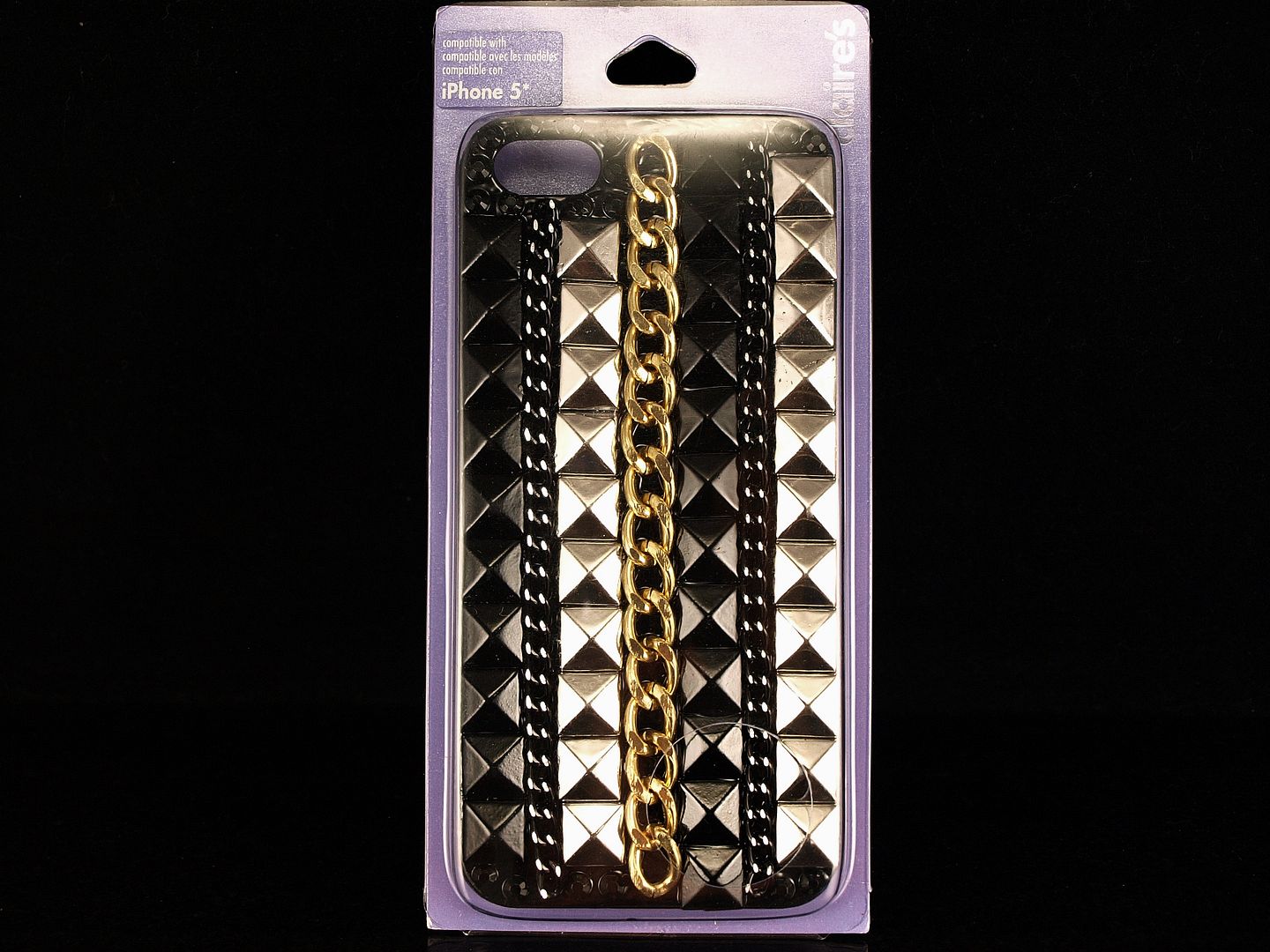 iPhone - リンゴ姫！！ CLAIRE'S bling cell phone case iPhone 5 - pearls, hearts